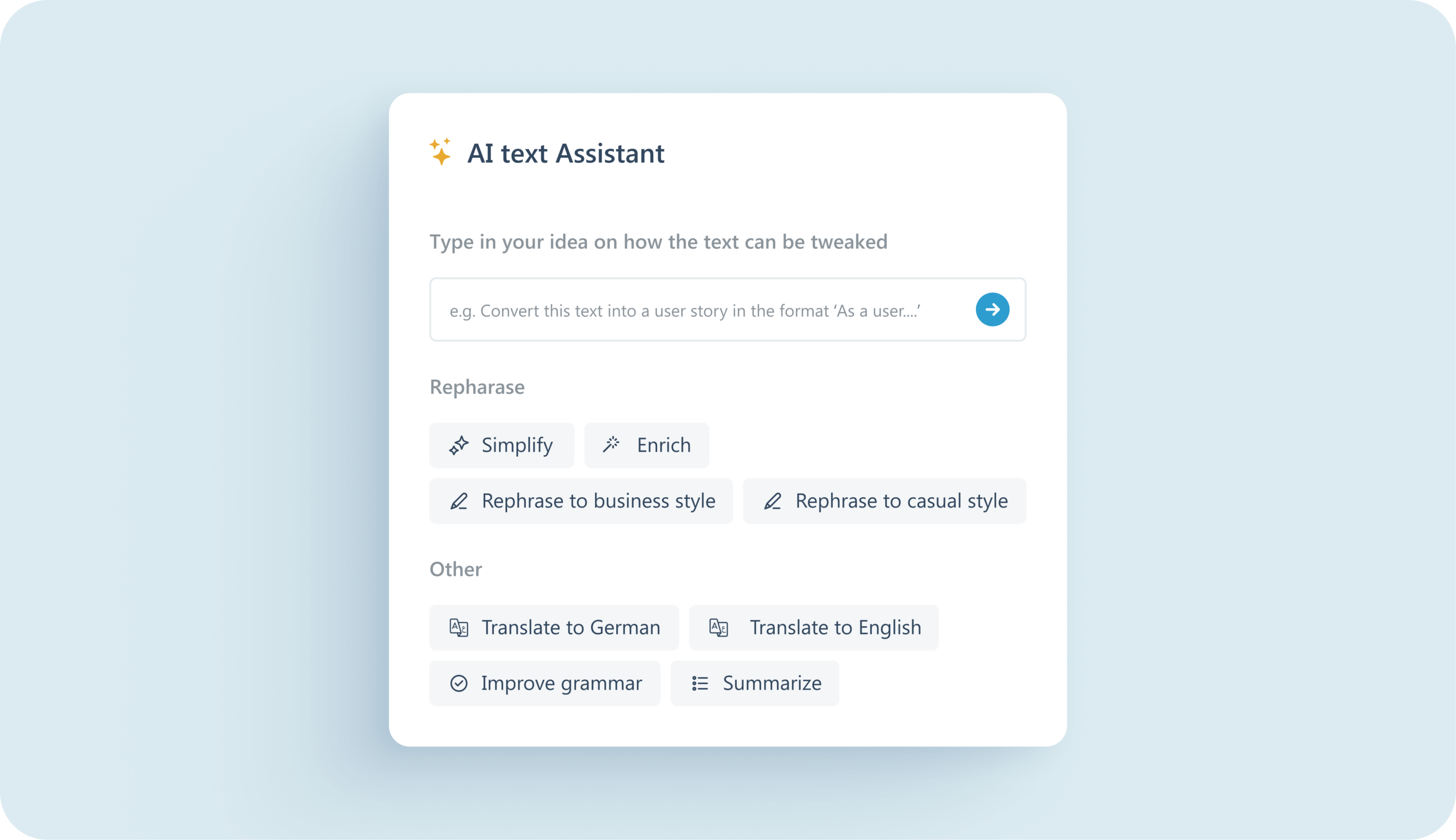 Update tests and expand requirements your way